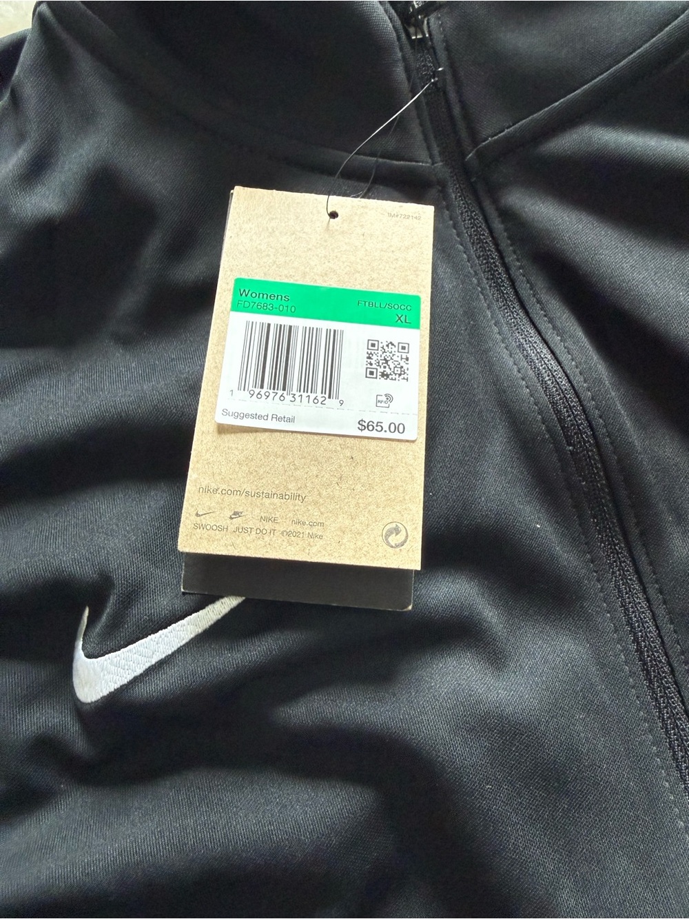 NWT Nike Women's Academy Pro 24 Track Jacket - Black Large - Picture 5 of 6